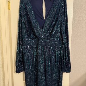 TFNC Long Sleeve Sequin Dress
